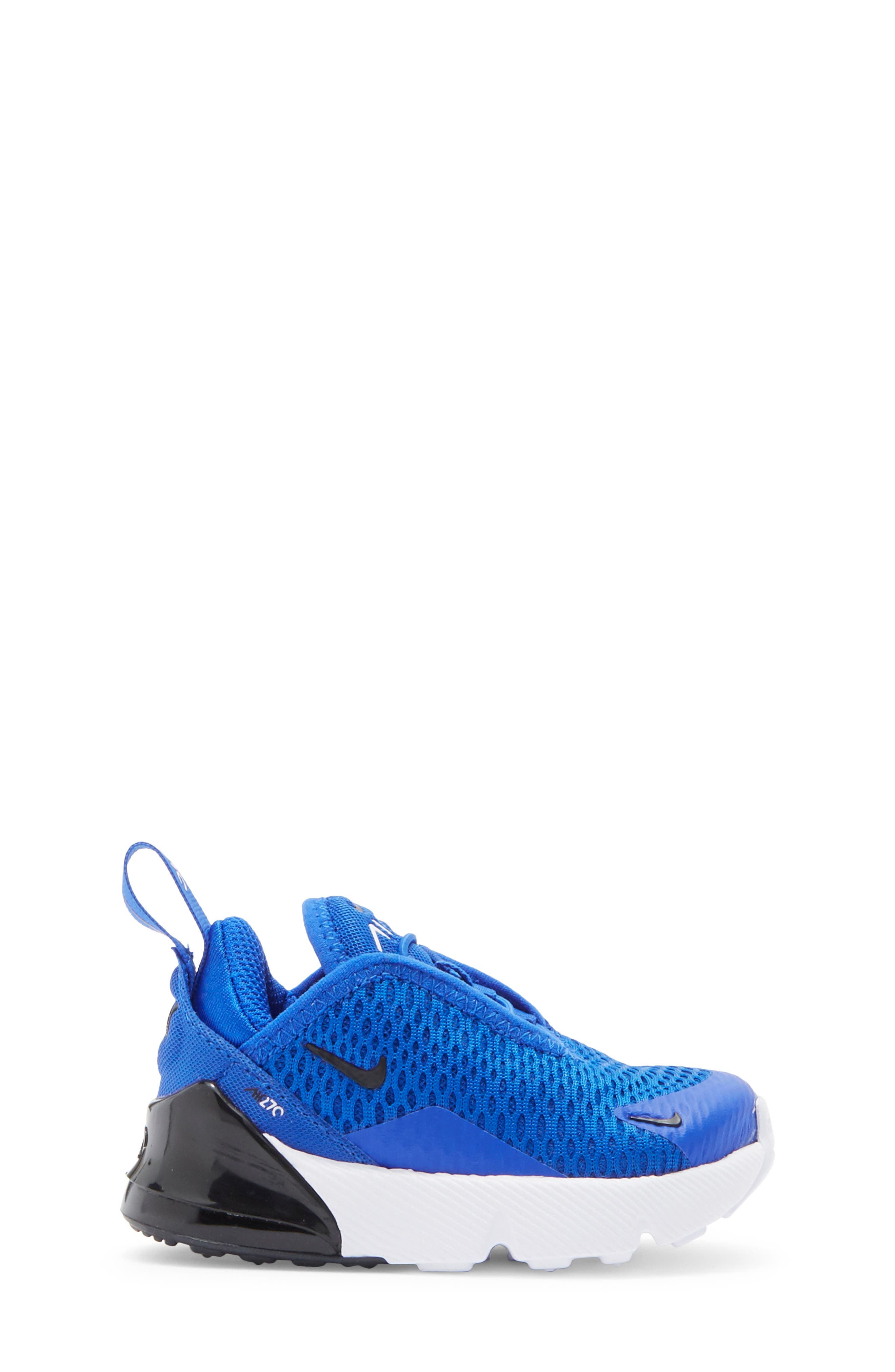 Kids' Air Max 270 Sneaker, Alternate, color, RACER BLUE/ BLACK/ WHITE