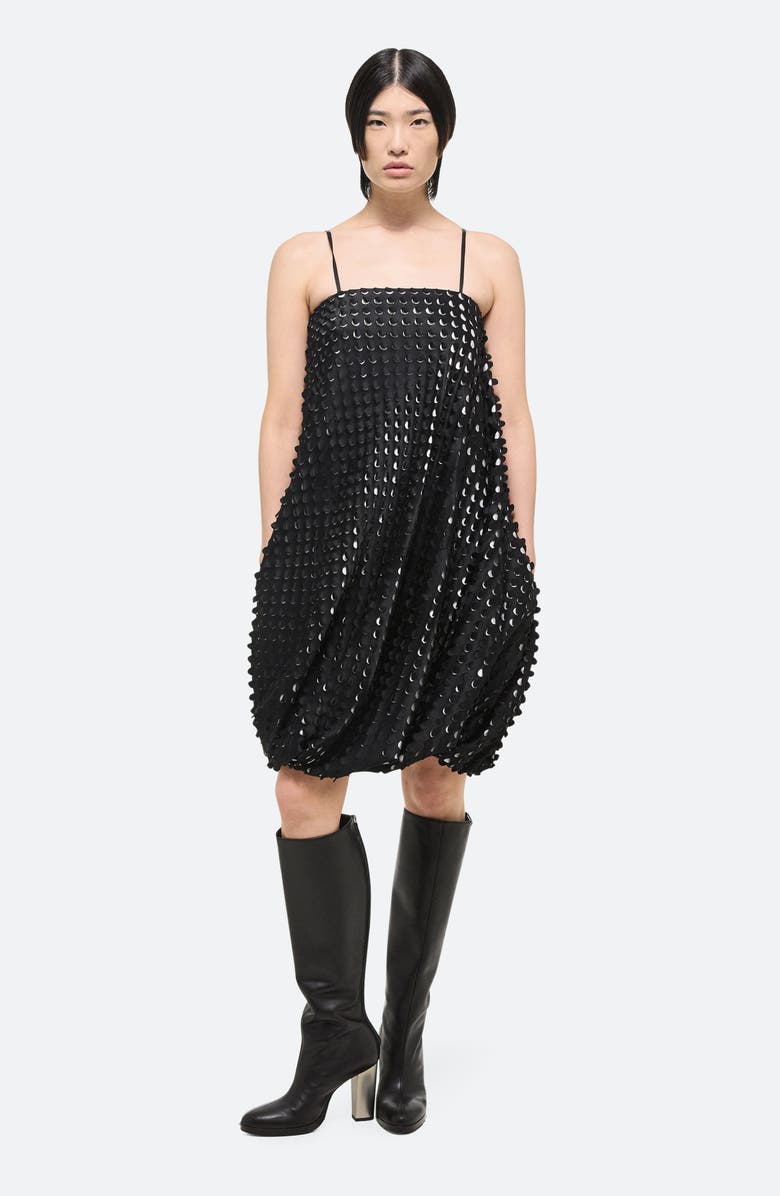 Helmut Lang Embellished Sleeveless Bubble Dress, Alternate, color, Gradient Hp Black - 25K