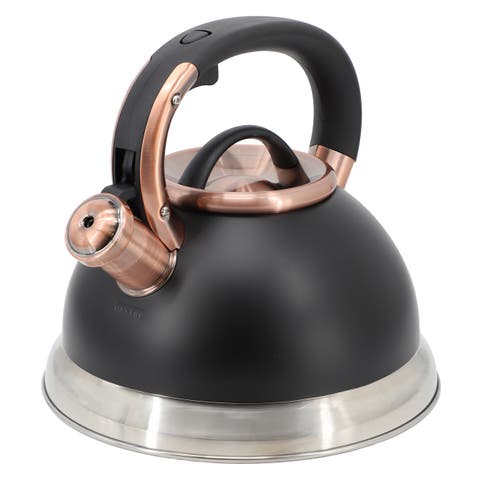 Flintshire 2.2 Quart Stainless Steel Whistling Tea Kettle