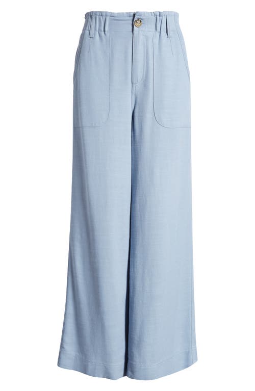 Wit & Wisdom Sky Rise Wide Leg Pants In Horizon Blue