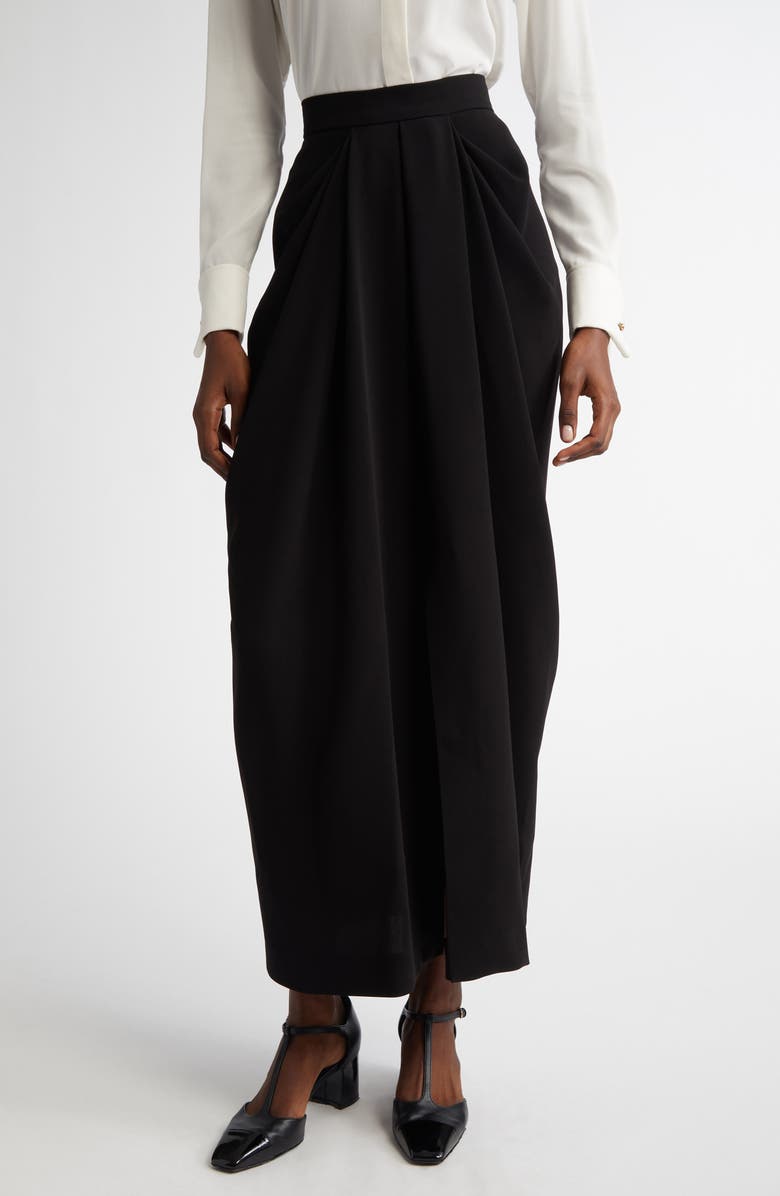 Max Mara Ridente Drape High Waist Maxi Skirt, Main, color,