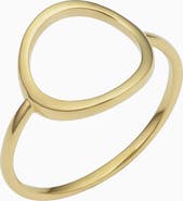 Oradina 14K Yellow Gold Opera Ring
