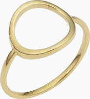 Oradina 14K Yellow Gold Opera Ring