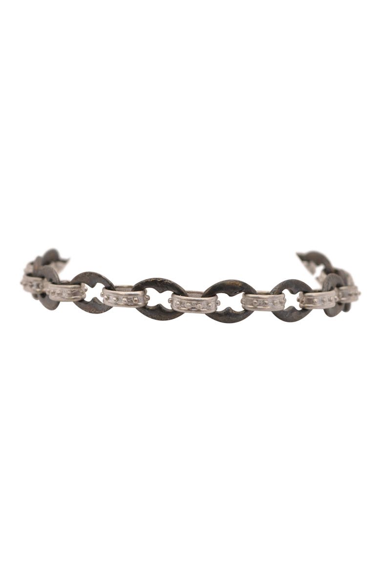 Romero Sterling Silver Chain Bracelet, Main, color, SILVER