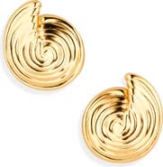 Missoma Small Spiral Stud Earrings
