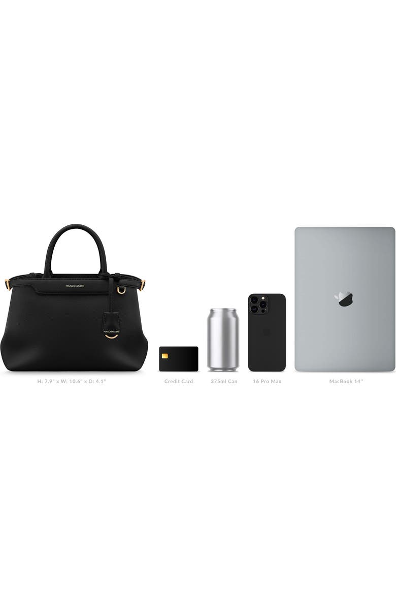 MAISON de SABRÉ The Medium Palais, Alternate, color, Black Caviar