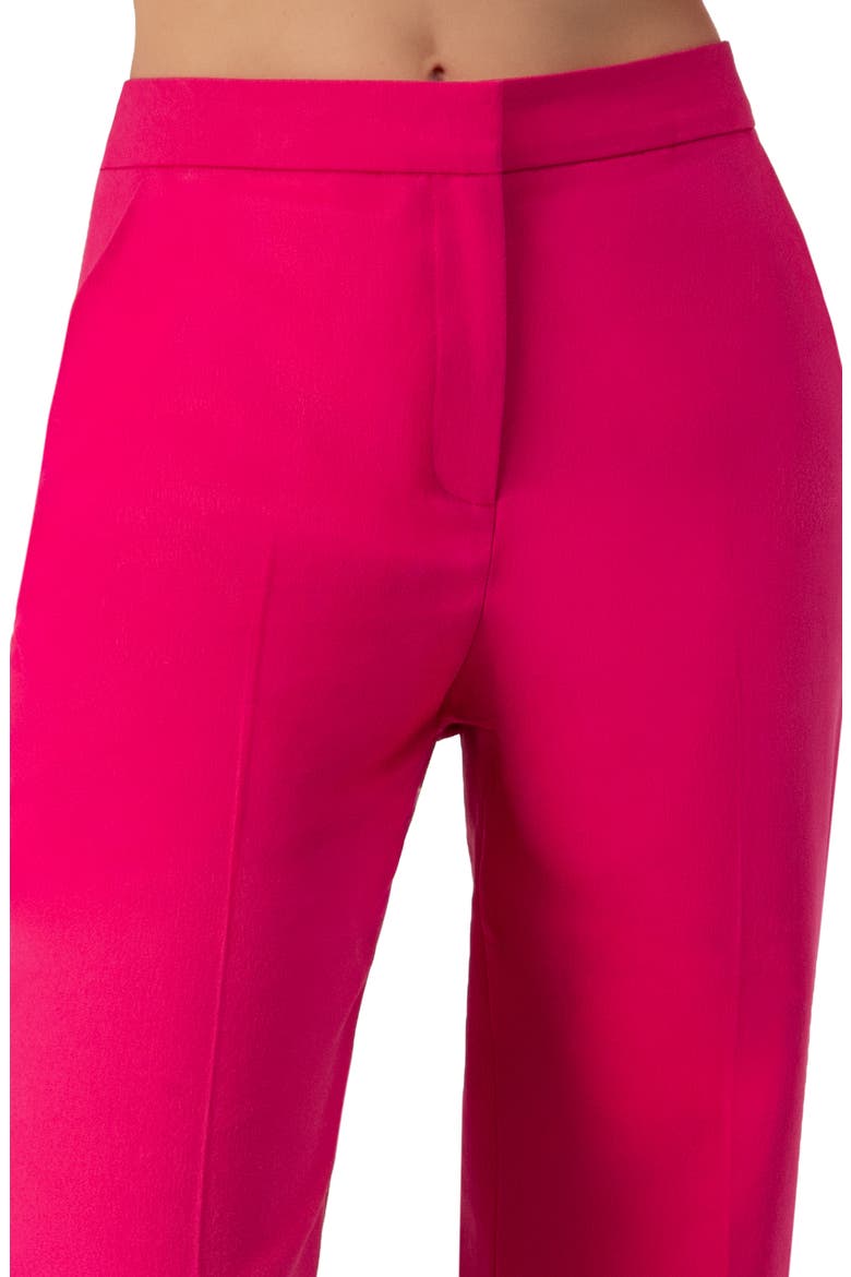 Flared Semi-Bell Bottom Pants, Alternate, color, Fuchsia