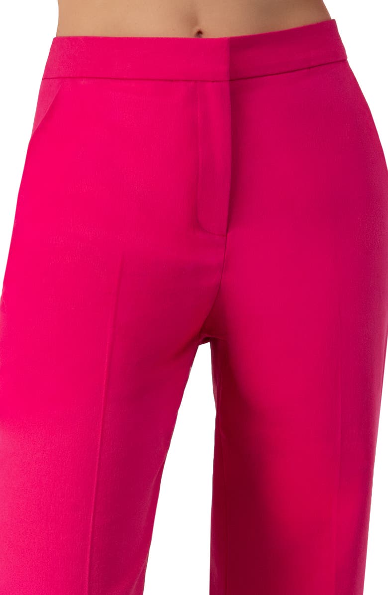IVONNE Flared Semi-Bell Bottom Pants, Alternate, color, Fuchsia