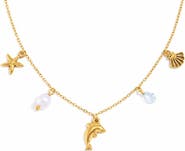 REBL Ocean Charm Necklace