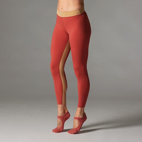 Tavi Mid Rise 7/8 Legging In Brown
