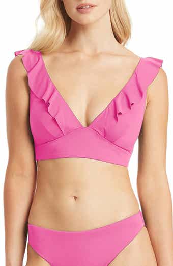 Sea Level Frill Bikini Top