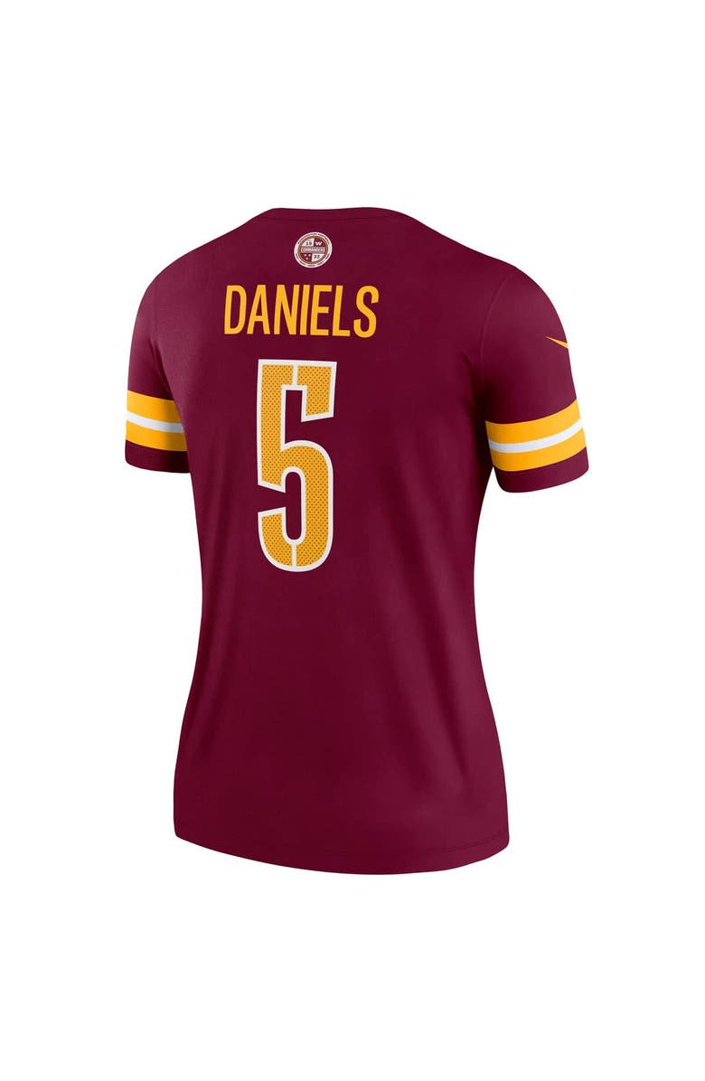 Nike Women's Nike Jayden Daniels Burgundy Washington Commanders Legend Player Performance Top, Alternate, color, Burgundy