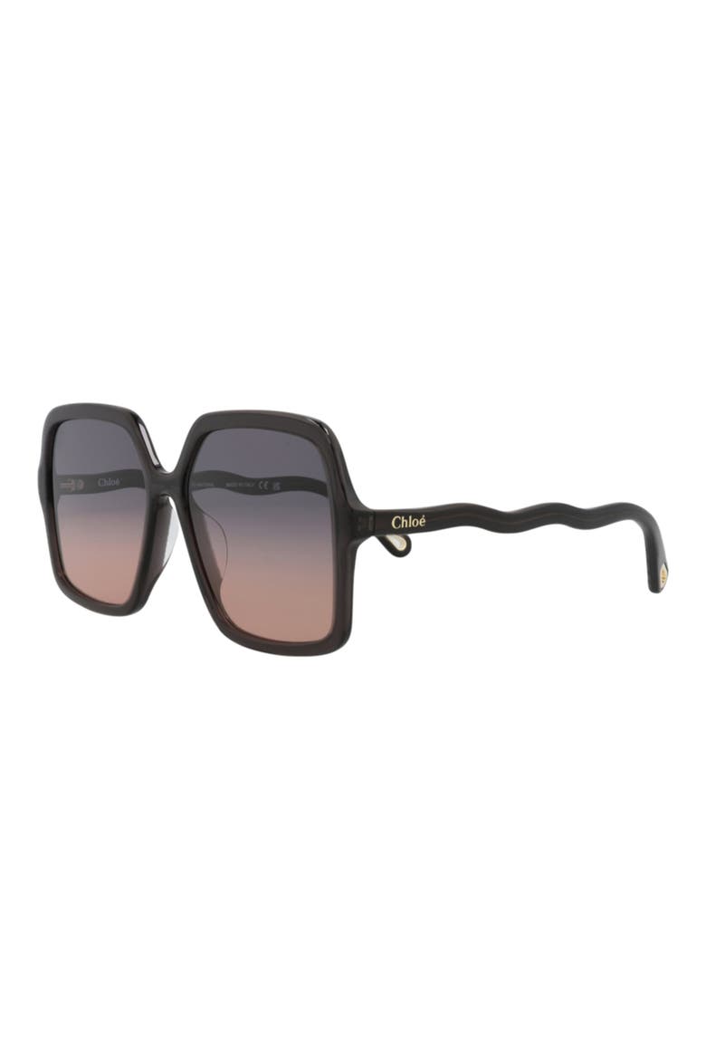 59mm Oversize Square Sunglasses, Alternate, color, GREY GREY BLUE