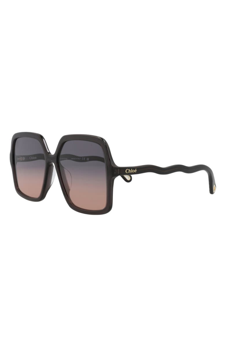 59mm Oversize Square Sunglasses