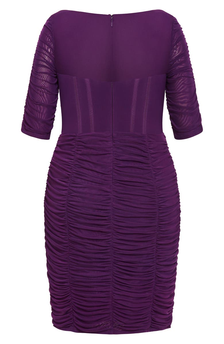 City Chic Bustier Dress, Alternate, color, 