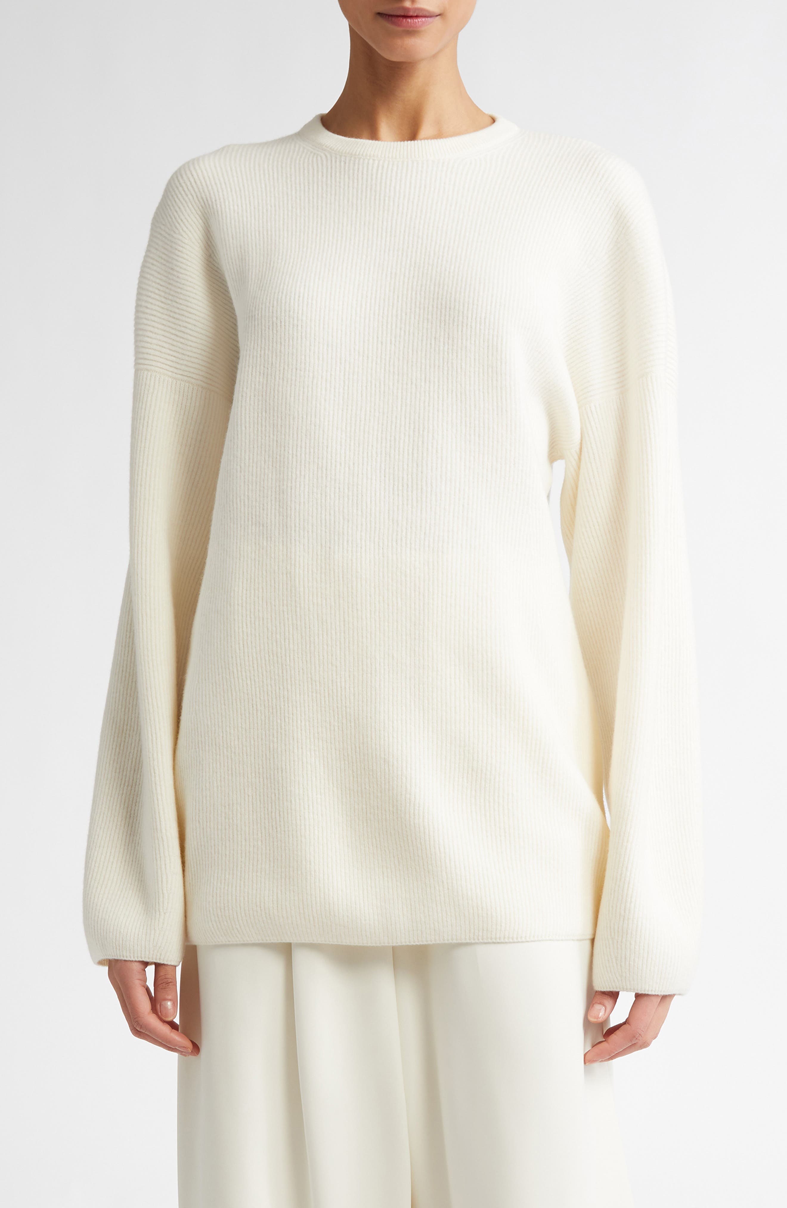 FFORME Kate Rib Oversize Wool & Cashmere Sweater
