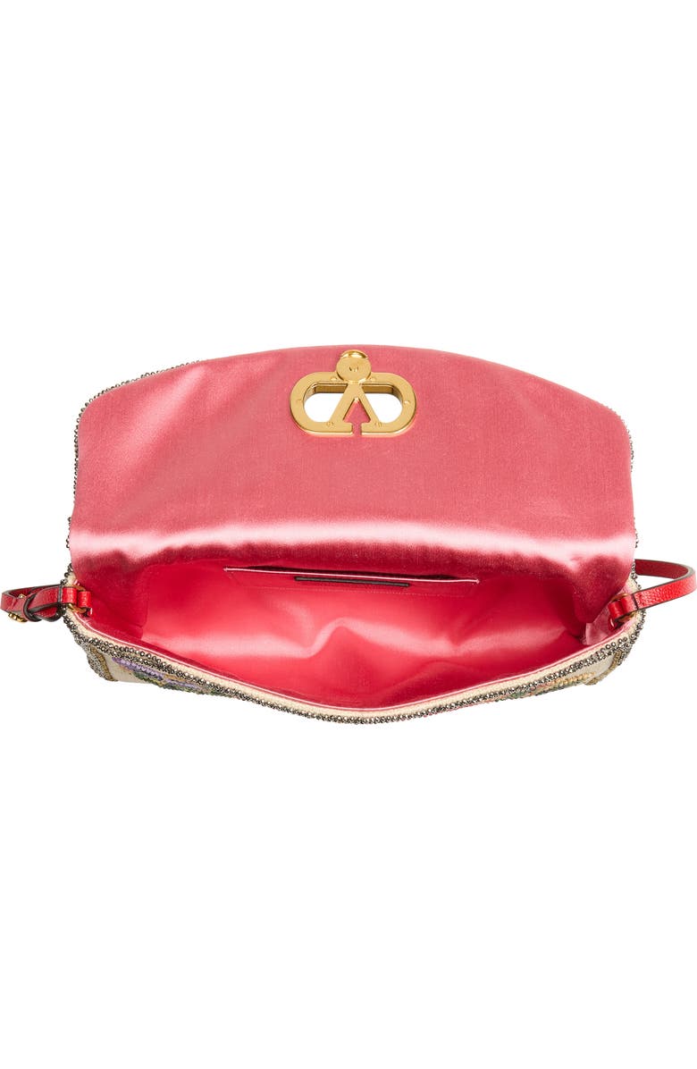 Valentino Garavani Vain Soft Beaded Top Handle Bag, Alternate, color, Multi Beige