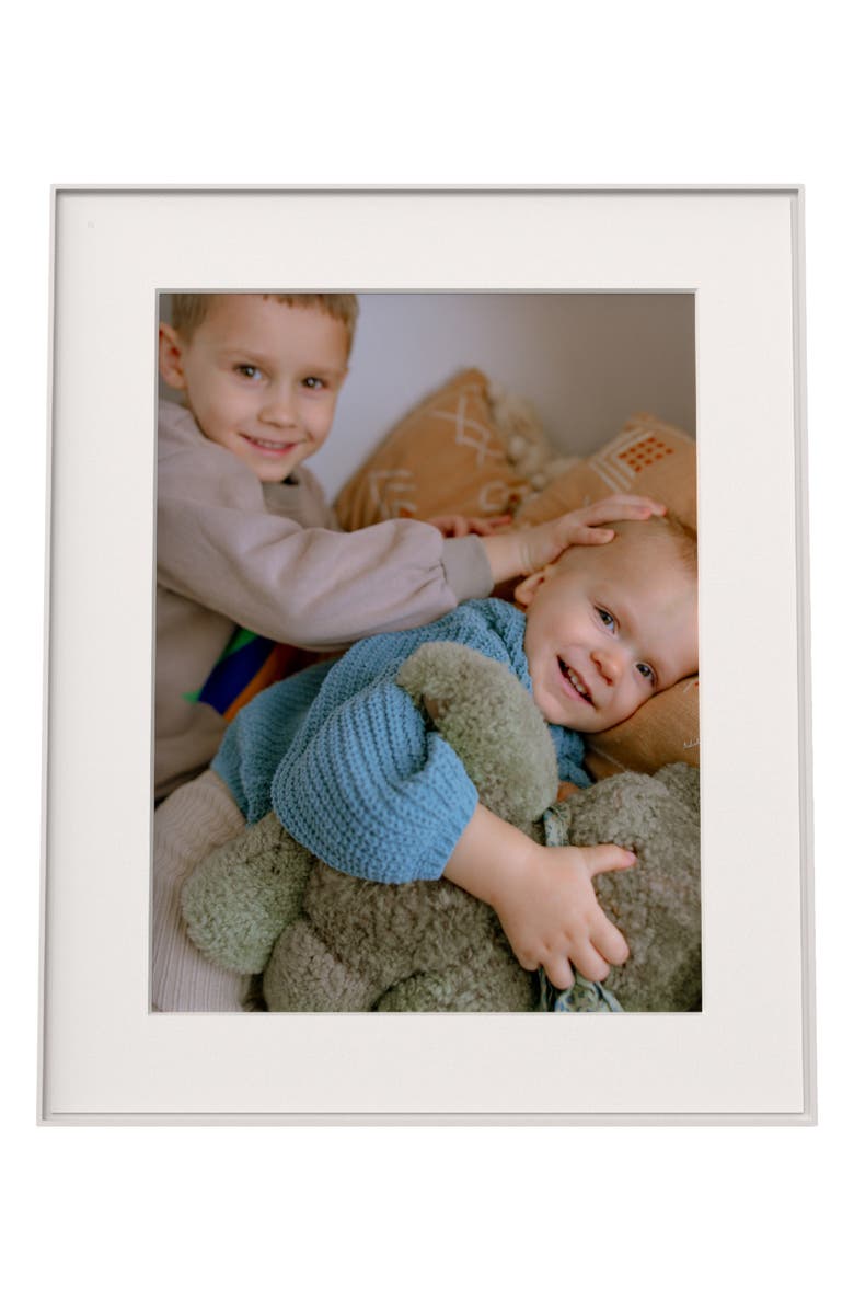 Aura Frames Walden 15-Inch Digital Photo Frame, Main, color, Clay With Textured Mat