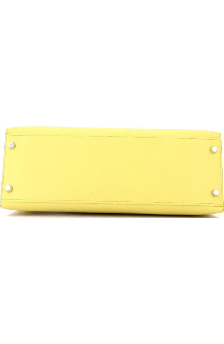 Pre-Owned Hermes Kelly Handbag Yellow Epsom with Palladium Hardware 32, Alternate, color, Soufre