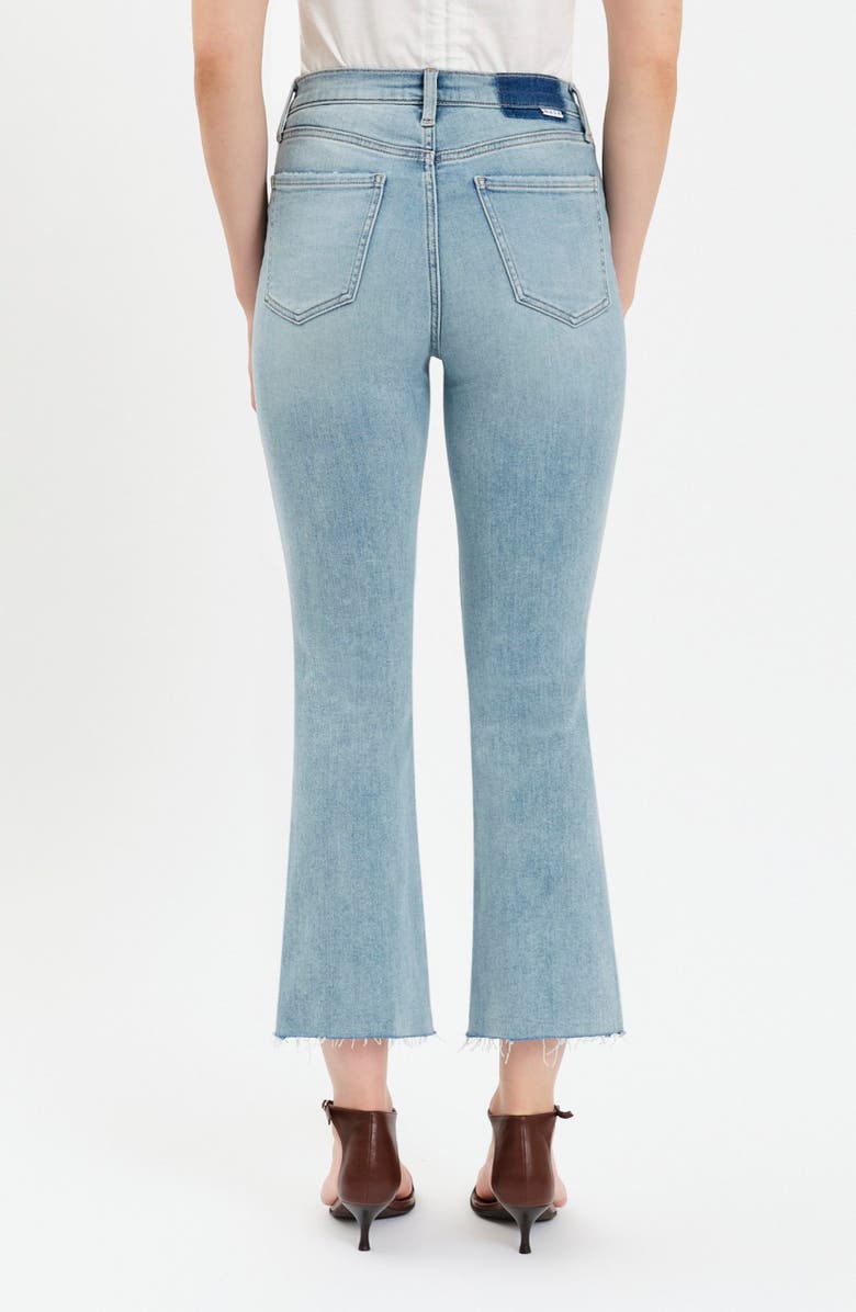 DAZE Shy Girl High Waist Crop Flare Jeans, Alternate, color, New Light