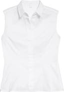 BOSS Bashiva Stretch Poplin Blouse