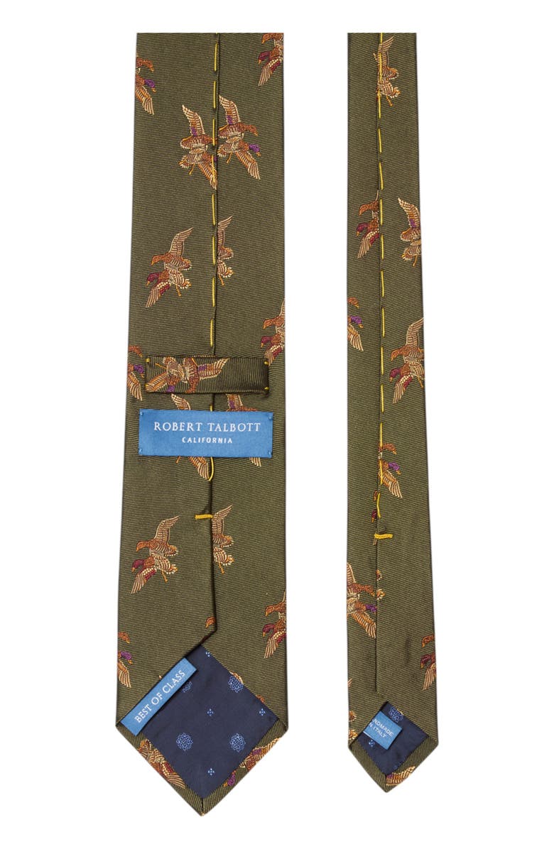 Robert Talbott Robert Mallard Best of Class Necktie, Alternate, color, Olive