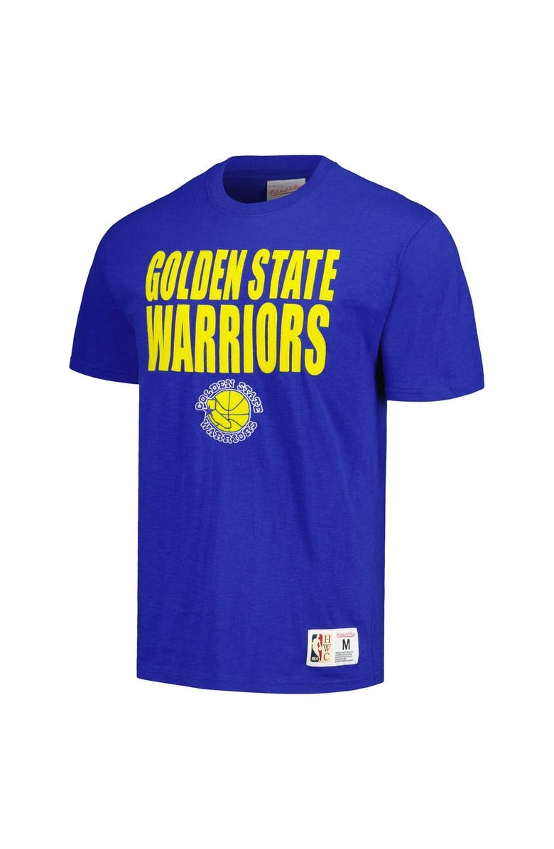Mitchell & Ness Men's Mitchell & Ness Royal Golden State Warriors Hardwood Classics Legendary Slub T-Shirt, Alternate, color, Royal