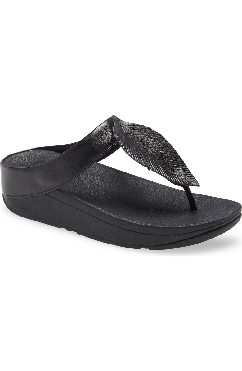 FitFlop Fino Feather Flip Flop, Main, color,