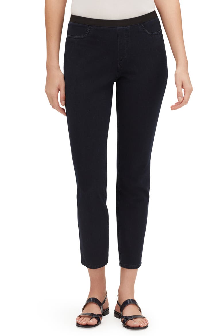 Gansevoort Denim Ankle Leggings, Main, color, INDIGO