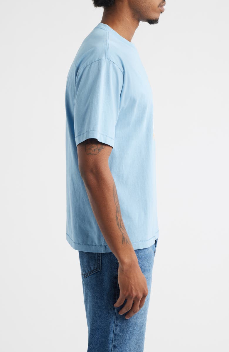 MARKET Watercolor Teddy Bear Graphic T-Shirt, Alternate, color, Blue