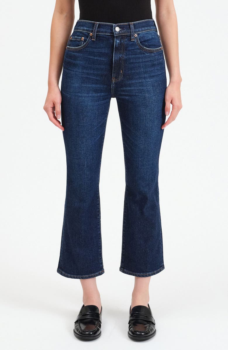 DAZE Shy Girl High Waist Crop Flare Jeans, Main, color,