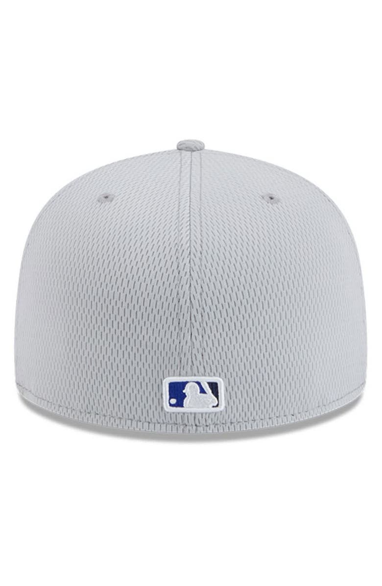 New Era Men's New Era Gray Toronto Blue Jays 2025 MLB Clubhouse 59FIFTY Fitted Hat, Alternate, color, 