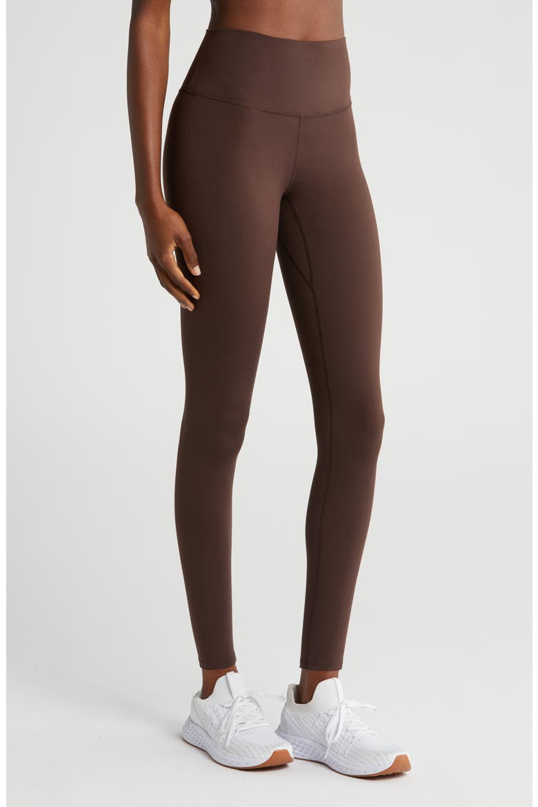 FreeSoft™ High Rise 25-Inch Leggings, Alternate, color, COFFEE BEAN