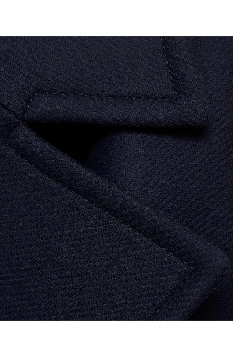 MANGO Belted Virgin Wool Blend Coat, Alternate, color, 