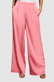 Coast Satin Wide-Leg Flare Trousers