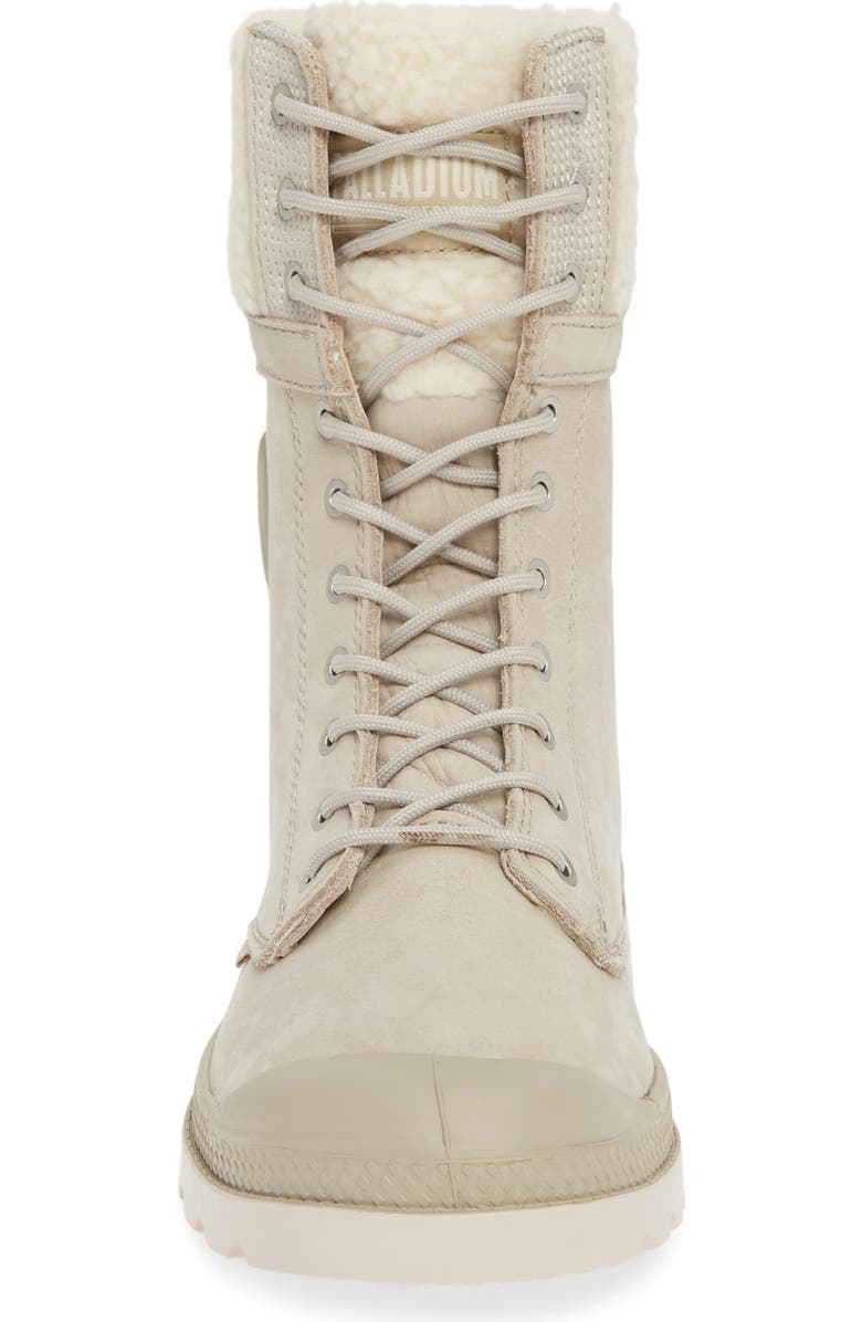 Palladium Baggy Pilot Faux Shearling Lined Boot, Alternate, color,