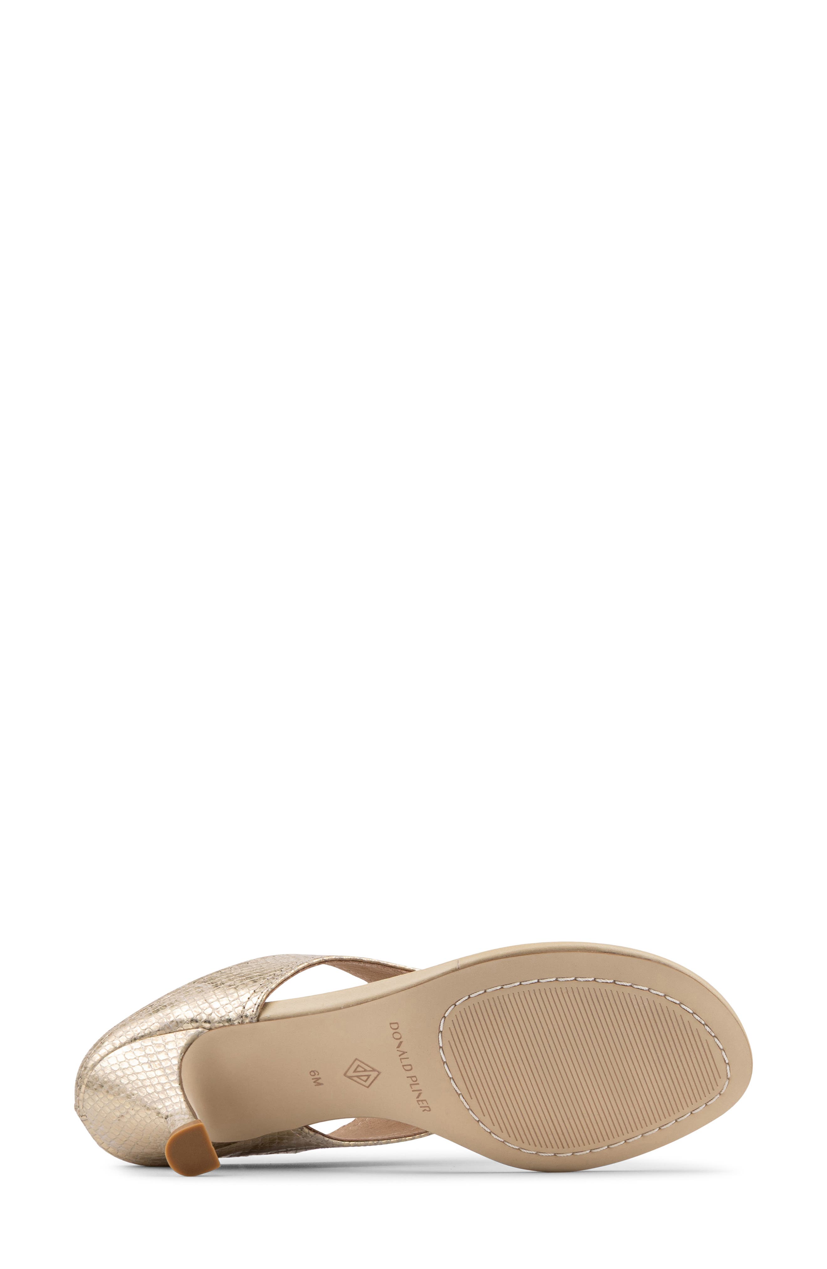 Lucynda Kitten Heel Flip Flop, Alternate, color, PLATINO