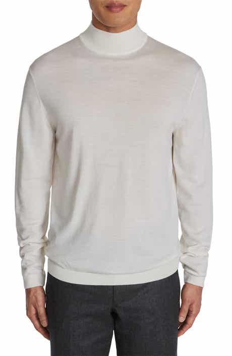 Beaudry Mock Neck Wool Blend Sweater