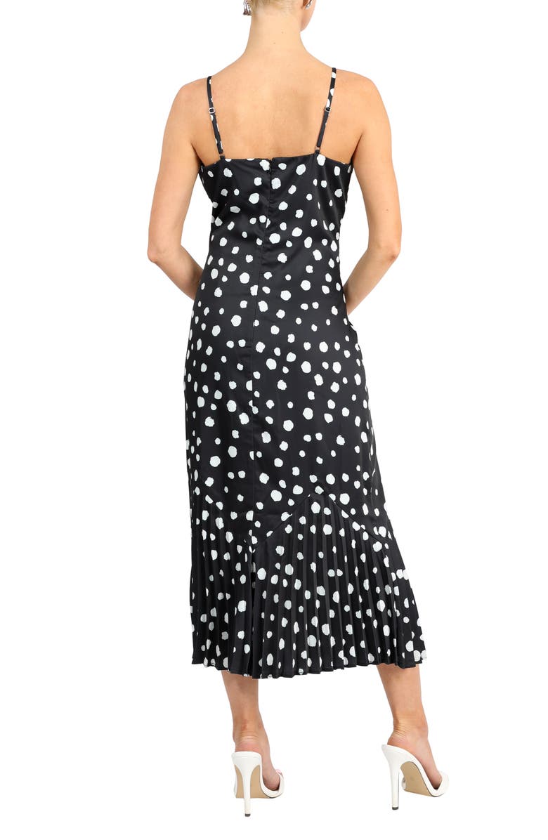 Adelyn Rae Tresora Pleat Midi Slipdress, Alternate, color,