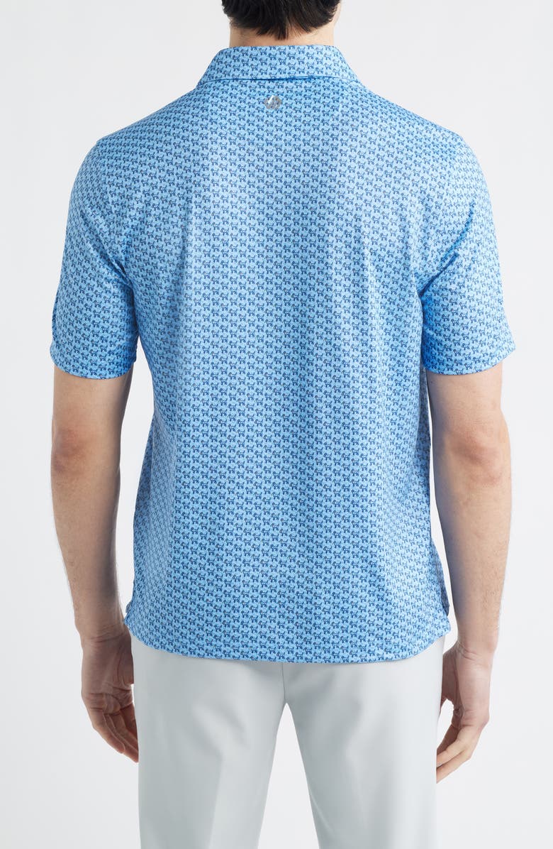 Johnston & Murphy XC<sup>®</sup> Apex Performance Polo, Alternate, color, Blue Retriever