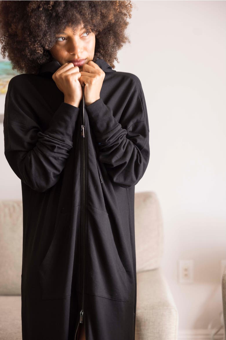 The Lat/long Hoodie, Alternate, color, Black