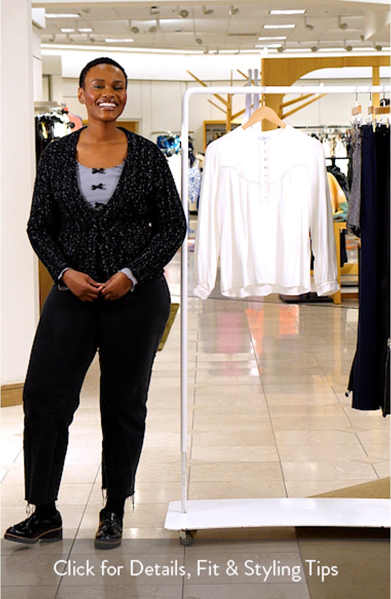 Sunna Chambray Top, sales video thumbnail