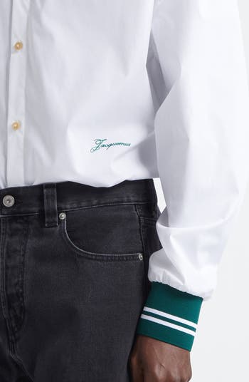 ★JACQUEMUS★ La Chemise Baseball Shirt White 255SH113145410 28138979_57640685_600.jpg
