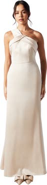 Coast Asymmetric Neck Maxi Dress