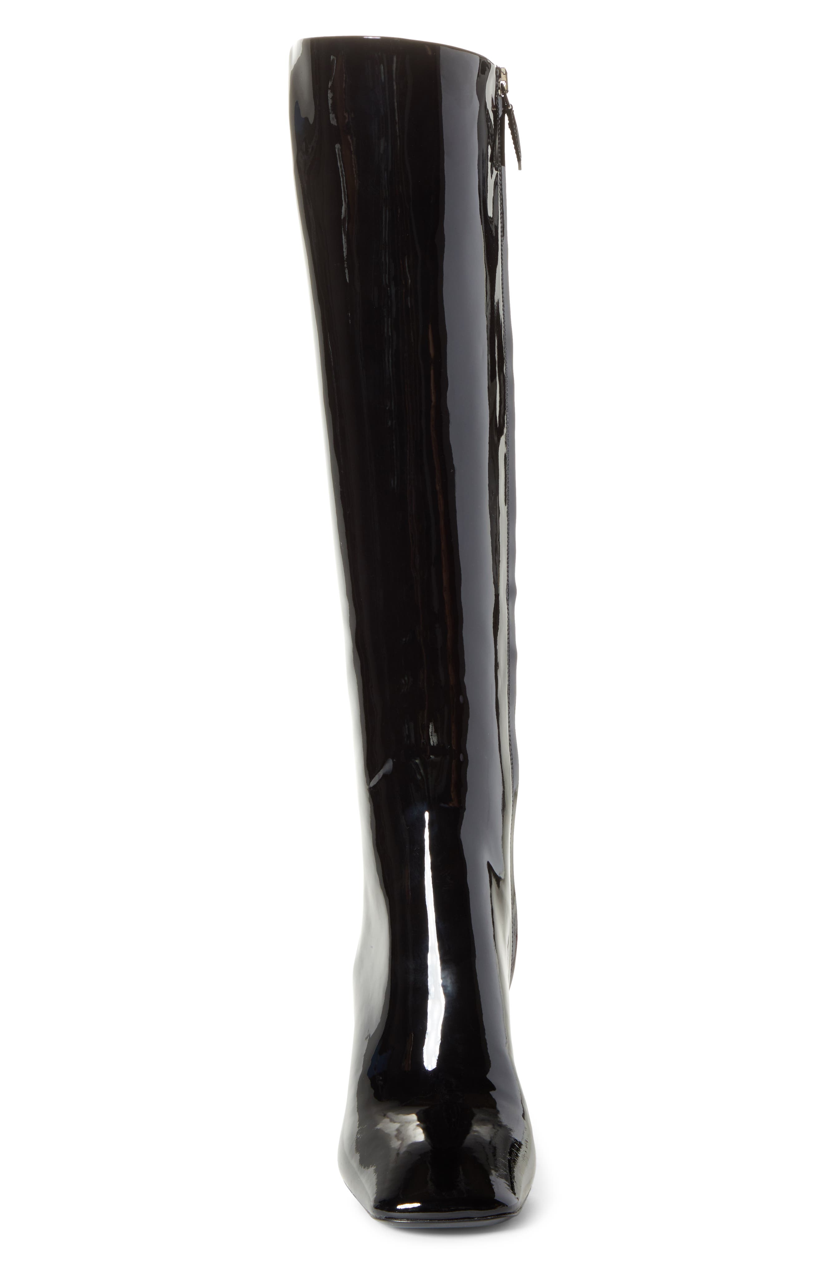 Prada Square Toe Knee High Boot, Alternate, color, 