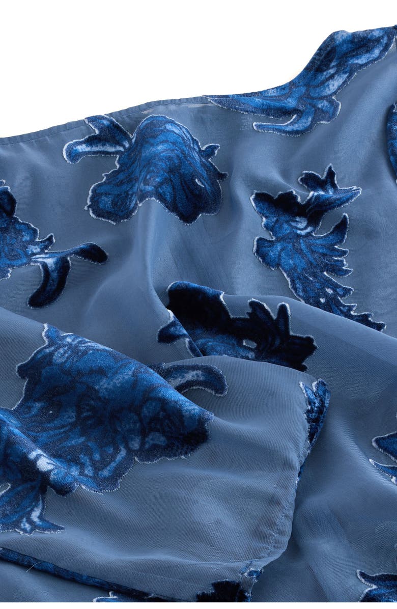 NEXT Flocked Mesh Top, Alternate, color, Blue