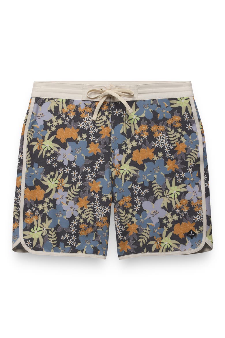 8-Inch Board Shorts, Alternate, color, BLACK SUMMER NIGHTS