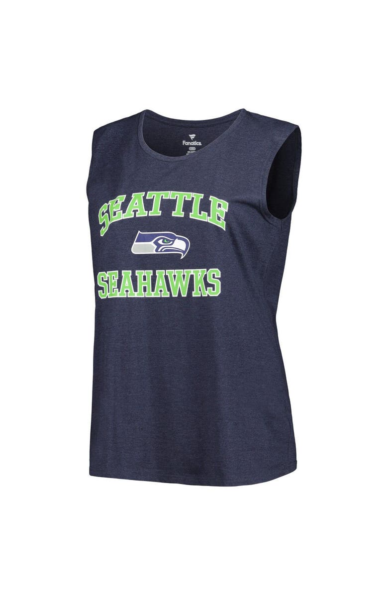FANATICS Women's Fanatics Branded College Navy Seattle Seahawks Plus Size Tank Top, Alternate, color, 