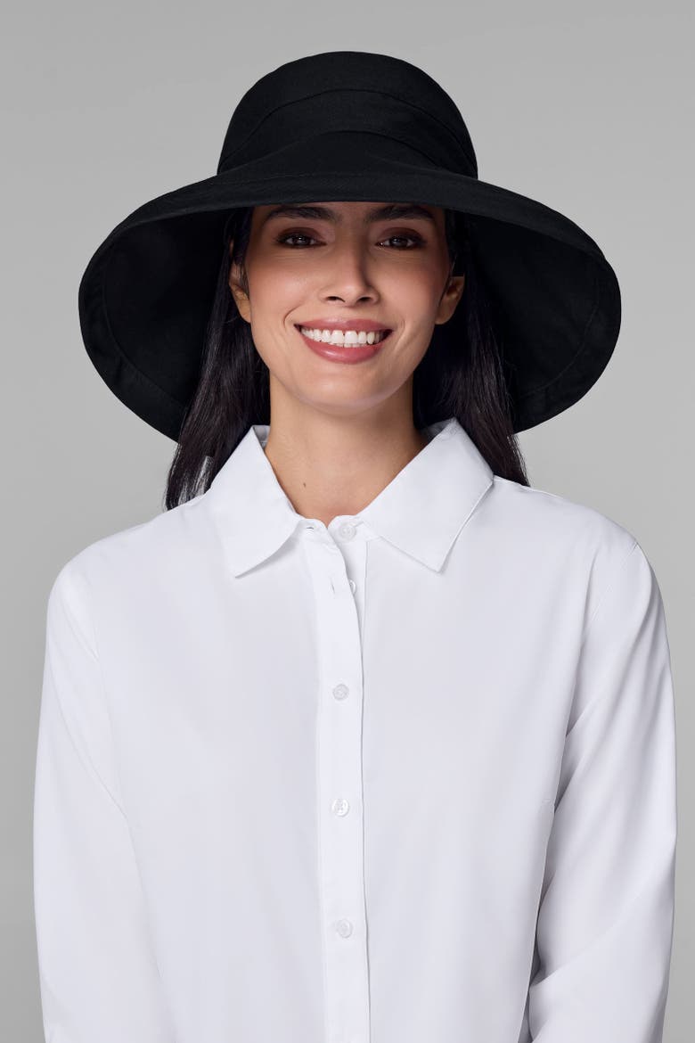 Women's Sydney Kettle Brim Hat, UPF 50+ Sun Protection, Alternate, color, Black