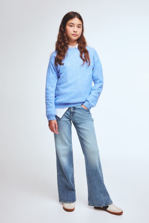 Baggy Fit Bootcut Leg Jeans